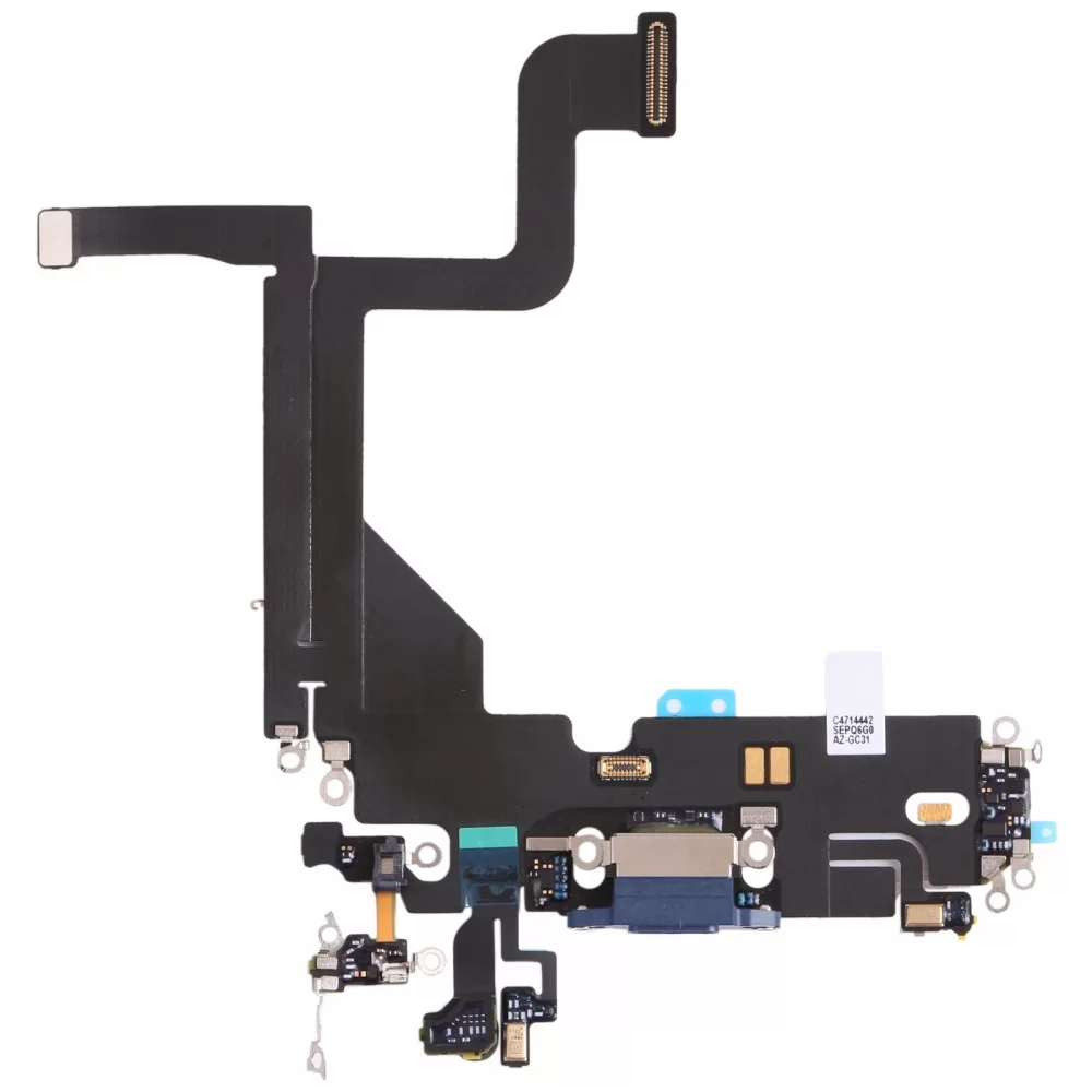 iPhone 13 Pro（蓝色）的充电端口Flex电缆